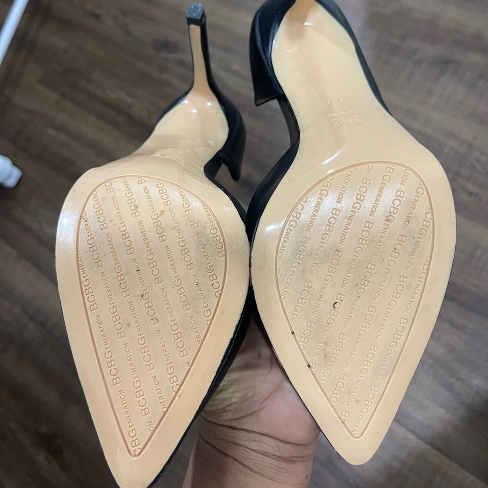 Black BCBG heels